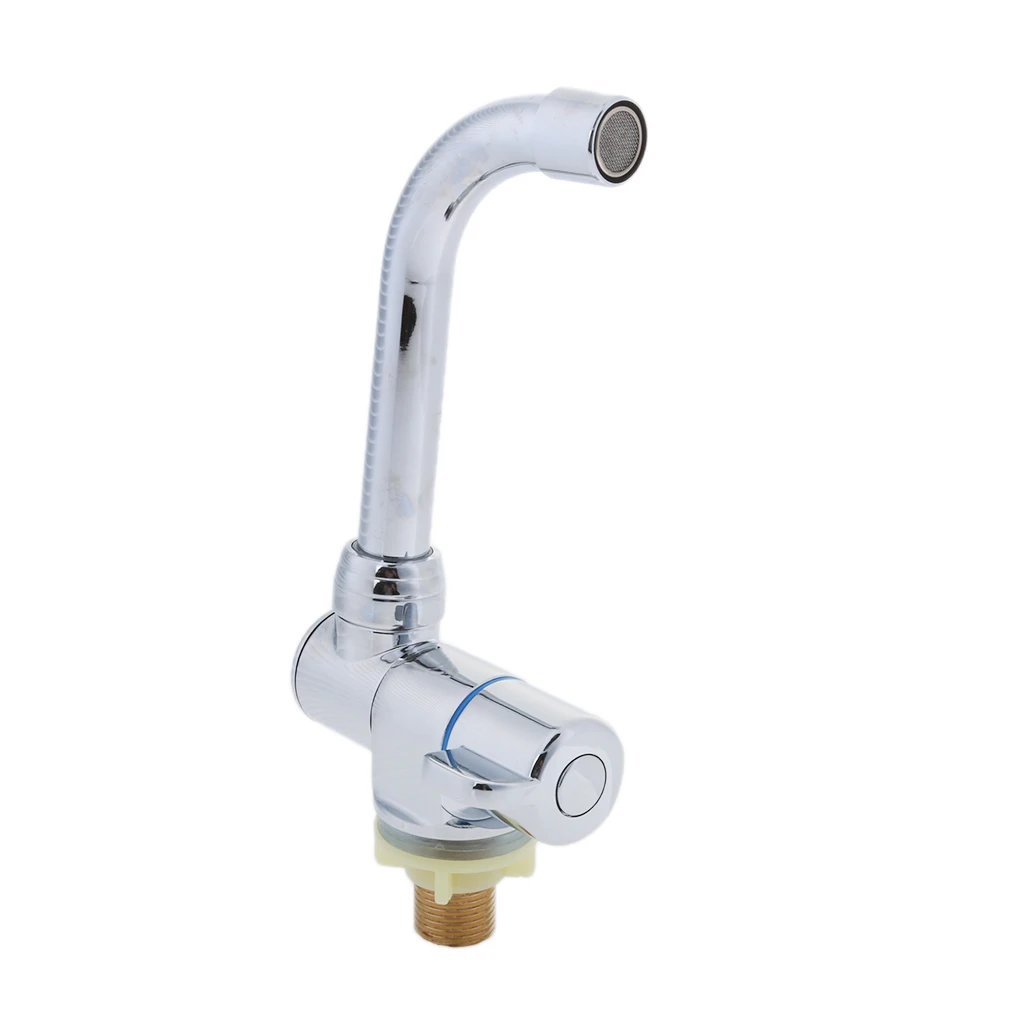 Marine Boat RV 360 Rotation Bathroom Kitchen Single Cold Water Faucet #007