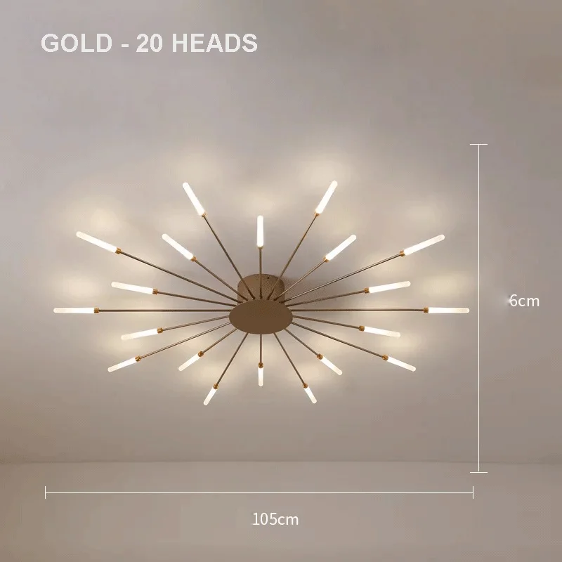 led behind tv Nordic Ceiling Lamp Modern Minimalist Creative LED Lighting Living Room Bedroom Dining Study Home Decor Starry Art Chandelier led lights behind tv