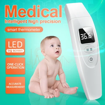 

Medical Baby Forehead Thermometer Infrared Digital Non-contact Thermometer For Adult Children Fever IR Body Temperature Meter