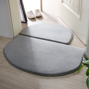 

Bathroom Antiskid Mats 2 Pcs/set Bathroom Doormat Household Carpet Bath Mat Memory Foam Alfombra De Cocina Tapete Para Sala b