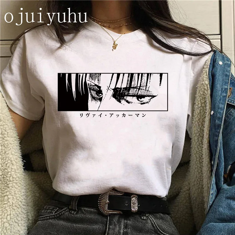 Anime ataque en Titán T camisa de los hombres camisetas titanes ataque gráfico camisetas Harajuku Camiseta Hombre Shingeki No camiseta Kyojin Manga Unisex