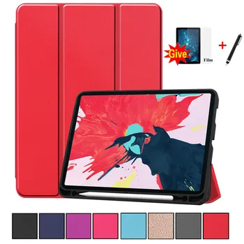 

For iPad 2nd 11" Case 2020 funda Pencil Holder Stand Cover For iPad Pro 11inch 2018 Case Auto Sleep/Wake+Screen Protector+Stylus
