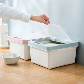 

10KG Kitchen Rice Container Box Waterproof Rice Food Storage Container Case Dust-Proof Grain Cereal Container Kitchen Organizer