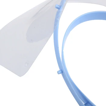 

Safety Face Shield Detachable With 10 Plastic Clear Protective Visor Anti-fog