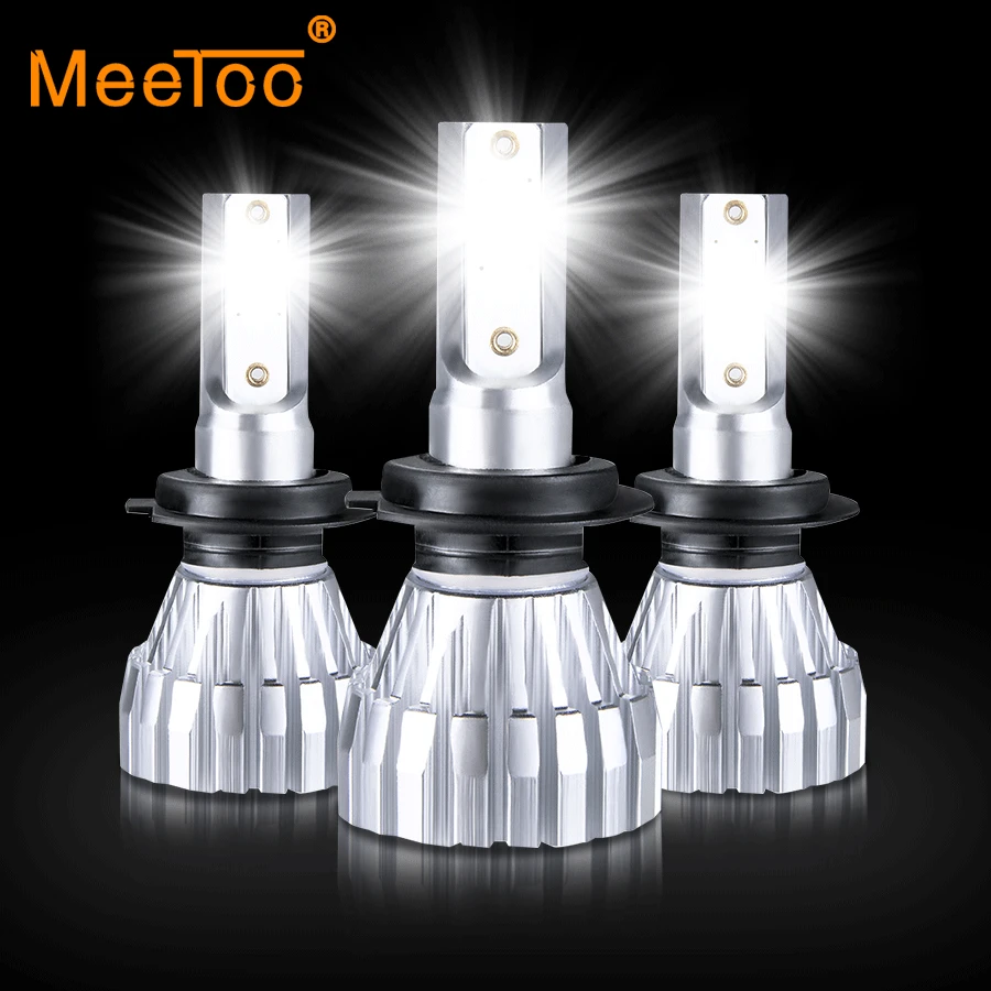 Автомобильные фары H7 Led H4 H1 H11 HB3 9005 50 Вт 5000lm 6500K 12 в 24 В COB Противотуманные