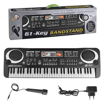 

61 Keys Digital Music Electronic Keyboard Key Board Electric Piano Children Gift US Plug