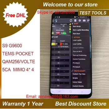 

Free shipping +s9 g9600 tems pocket 21.3 handset+support volte & 5CA + QAM256 + 4X4 MIMO