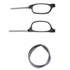 High-grade TR material portable hanging neck reading glasses for men and women telescopic magnet glasses