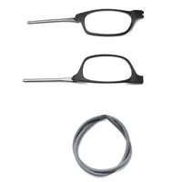 High-grade TR material portable hanging neck reading glasses for men and women telescopic magnet glasses