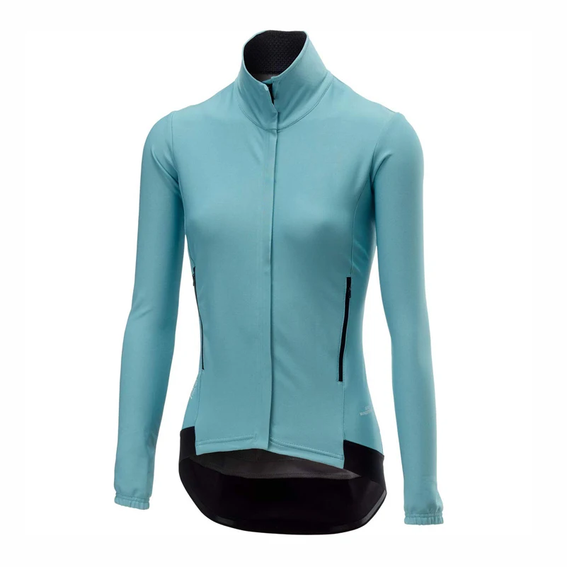 women cycling jacket OEM Тепловая флисовая куртка для велоспорта MTB, зимняя дышащая теплая велосипедная одежда, ветронепроницаемая Водонепроницаемая мужская куртка для велоспорта - Цвет: women cycling jacket