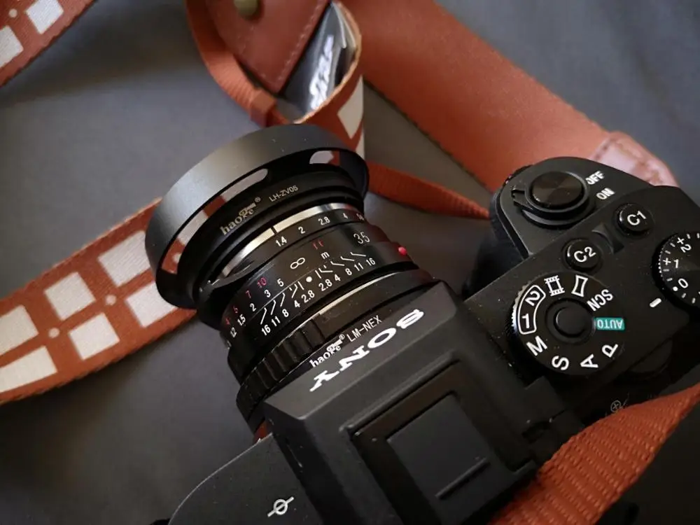 Voigtlander nokton classic用ラウンドメタルレンズシェード