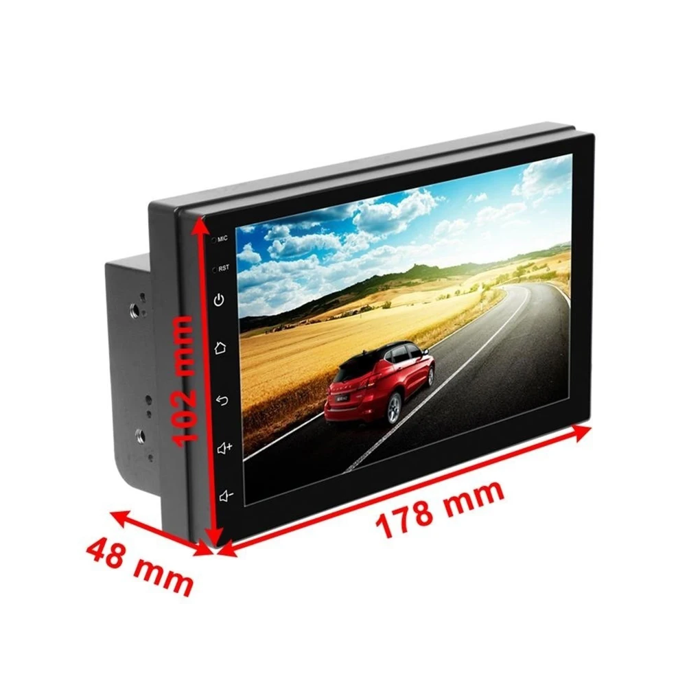 7 дюймов Сенсорный экран 2 Din Quad-Core автомобильный стерео MP5 плеер gps Navi AM FM радио, Wi-Fi, BT4.0 телефонная связь головное устройство