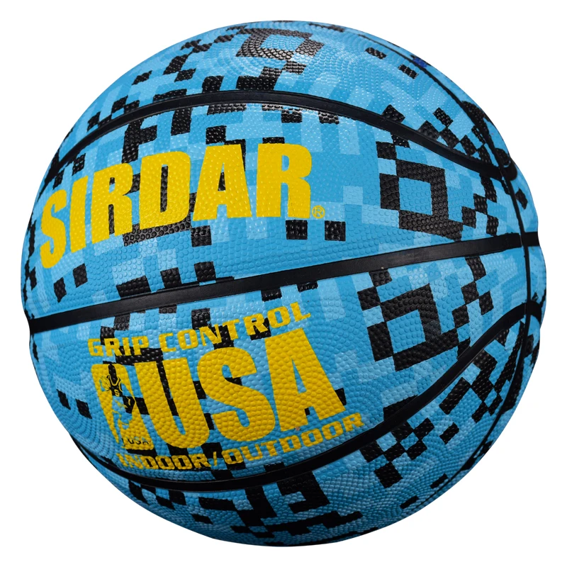 

SIRDAR Outdoor Basketball Training Ball Match Game childrens Basketball Training Equipment Size 5 Rubber Basketball Indoor