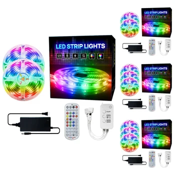 

LED Strip Lights RGB 5050 Tape Lights Color Changing with Remote for Bedroom LED Light Strips