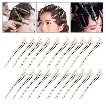 

20pcs Metal Duck Bill Clip Sectioning Hair Styling Clips Hairdressing Styling Tools for Hair Salon Hair Pins for Salon Barber