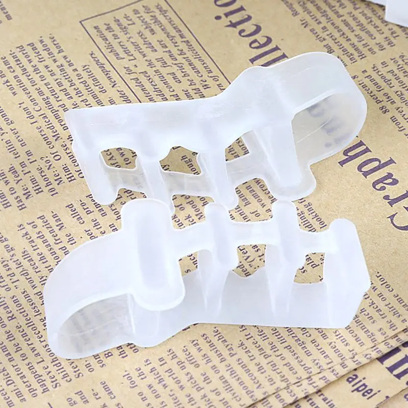

2pcs Toe Separator Manicure Shock Proof Pain Relief Finger Thumb Universal Soft Elastic Valgus Correct Foot Care X5XC