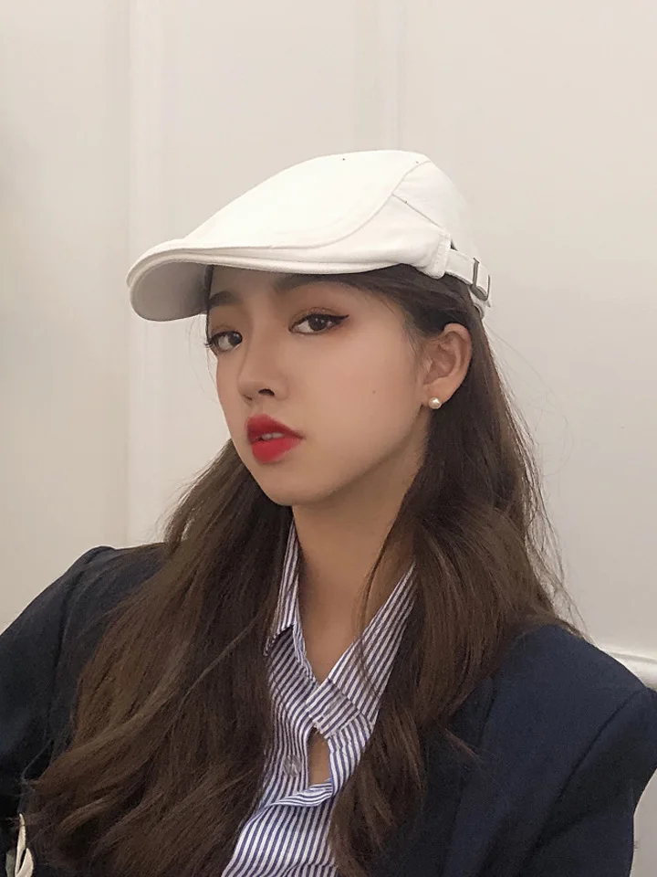 New Autumn Winter Hats for Women Solid Plain Newsboy Cap Men Ladies Casual Wool Hat Outdoor Beret Women Painter Cap Newsboy Hat