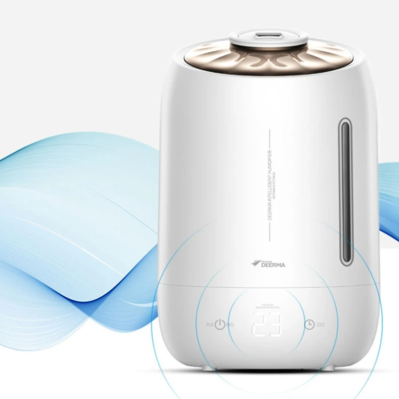 

Xiaomi Youpin Original Deerma 5L Smart Ultrasonic Humidifier Press Screen 12 Hours Timing Silent Household Aromatherapy Essentia