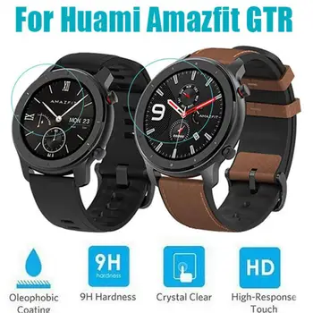 

1PC Transparent Film Tempered Glass Screen Protector Full Coverage Protective Film for AMAZFIT GTR Smart watch accessories