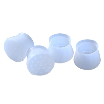 

12/8/4pc Anti-noise Chair Foot Cover Stool Leg Protective Case Silicone Solid Wood Wear Pad Mute Wear-resistant Chair Foot Cover