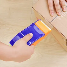 Distributeur de ruban d'étanchéité en plastique, pour emballage de colis de 48mm de largeur, coupeur d'instrument adhésif à sceller, pour machine manuelle à emballer