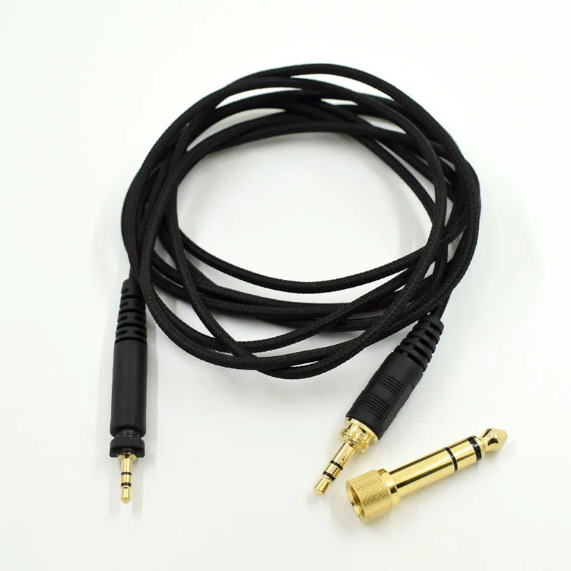 Replacement 2M Jack Plug 6 35MM Adapter o Cable for Shure SRH440 840 940 for SHP9000 SHP8900 Headphones