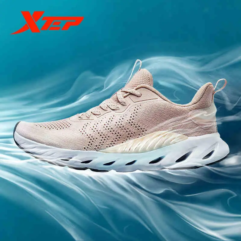 Женские кроссовки Xtep X-FLOW легкие дышащие сетчатые демпфирующие Нескользящие