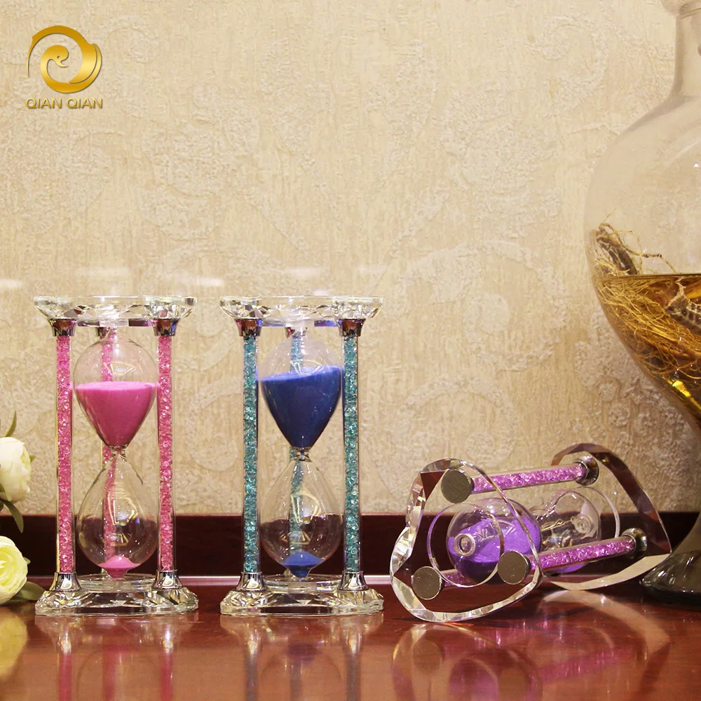 Хрустальные песочные часы, таймер 30/60 минут, украшения для детей ...