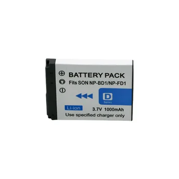 

1pc 1000mAh NP-FD1 NP-BD1 NP BD1 FD1 NPBD1 NPFD1 Camera Battery For SONY Batteries DSC T300 TX1 T900 T700 T500 T200 T77 T900 T90