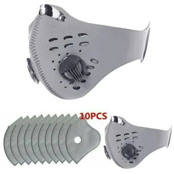 

Washable Anti-PM2.5 Dust Face Cover Mouth Muffle W/ Breathing Valve Breathble For Cycling Racing Skiing Fishing