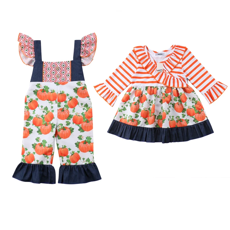 

Focusnorm Infant Kid Baby Girl Sister Matching Halloween Clothes Jumpsuit Romper Dress Outfits One Piece Girls Dresses Clothes
