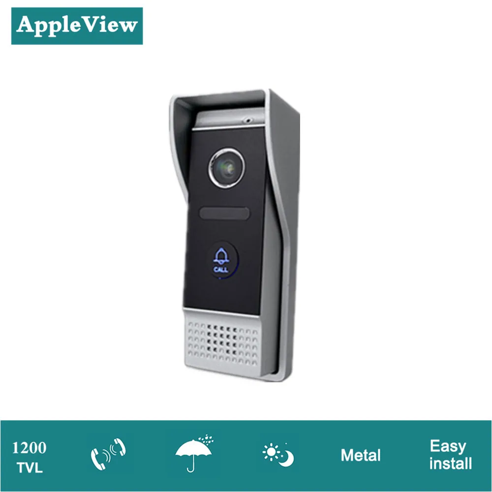 

1200TVL HD Video Door Phone Intercom Entry System With Motion Detection Night Vision