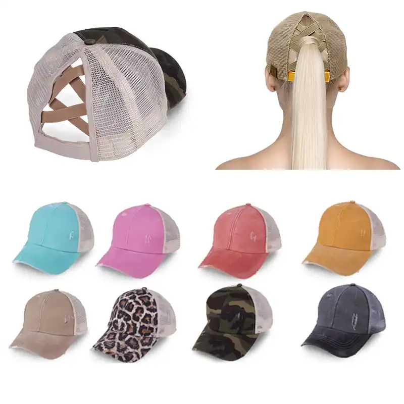ladies mesh baseball cap