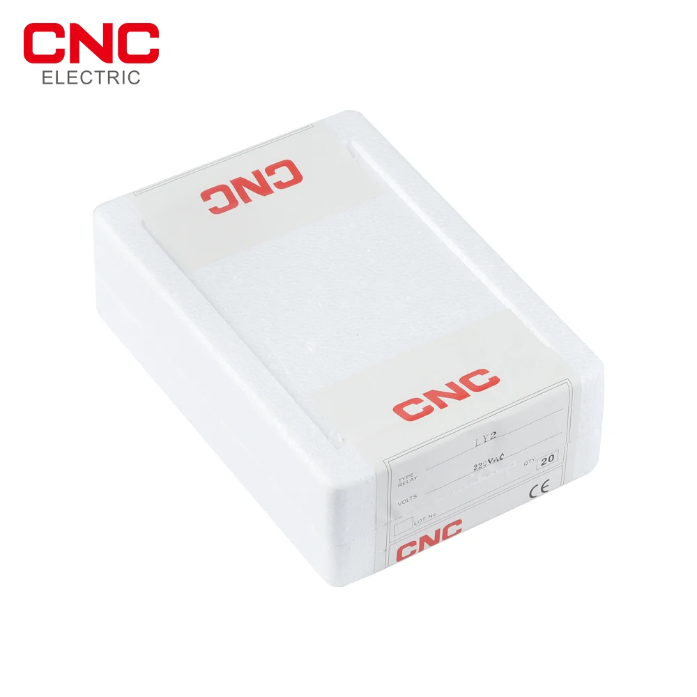 CNC LY2NJ  , Ϲ DPDT ũ ̴ ڱ  ġ,  ̽ , AC 110V, 220V, DC 12V, 24V, 1 ڽ, 20 