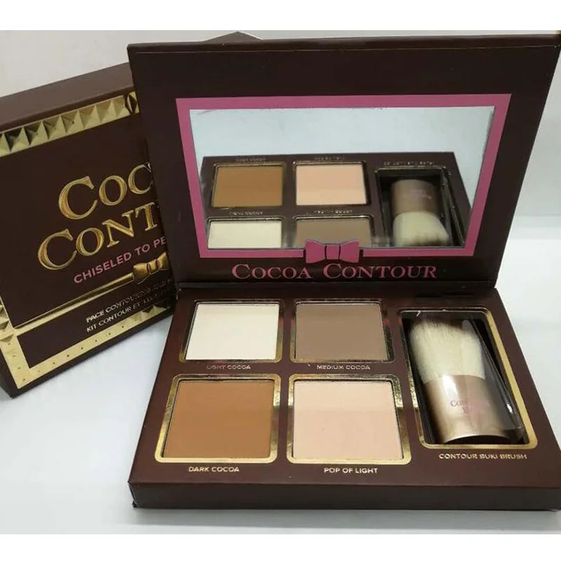 

Face Concealer Cocoa Contour Chiseled To Perfection Highlighters Face Contouring And Highlighting Kit 4 Color