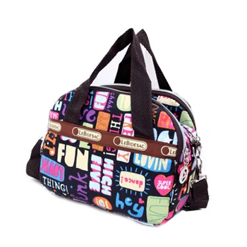 

Women Messenger Bags Printing Color Contrast Casual Shoulder Crossbody Bag J9