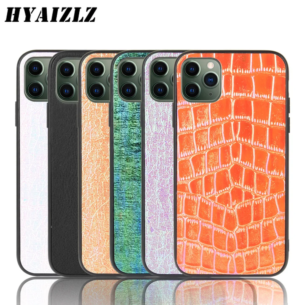 

Colorful PU Leather Case for iPhone 11 Pro Max XS XR X 7 8 6 Plus 5 6s Fashion Symphony Coque Shockproof Protection Back Cover
