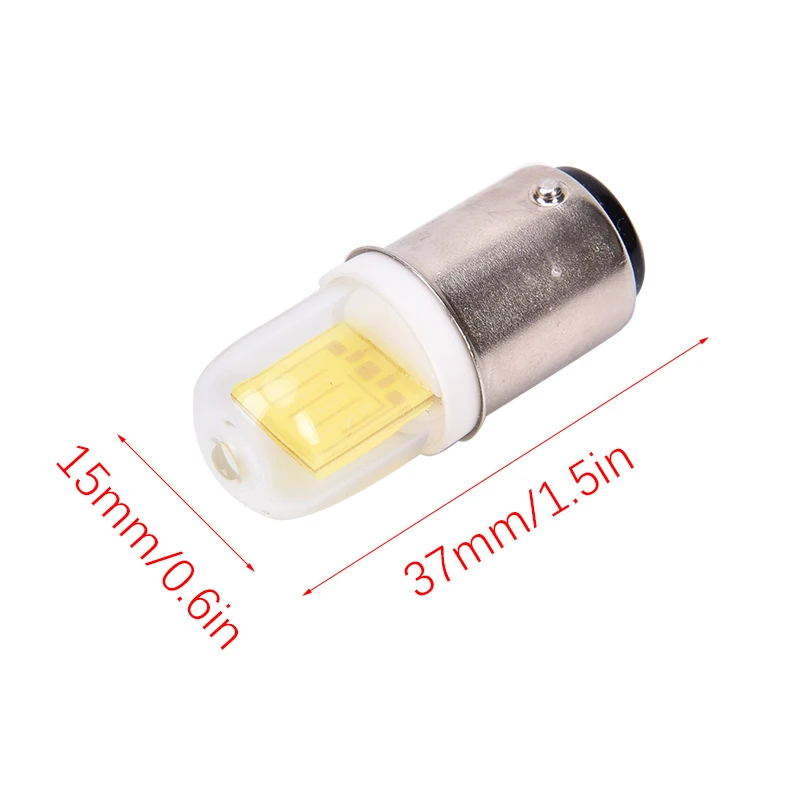 BA15D LED Light Bulb 5W 110V 220V AC COB LED Lamp For Chandelier Sewing Machine