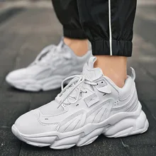 

2022 Fashion Sneakers Men White Shoes Platform Trend Casual Comfortable Black Shoes Mens Chunky Sneaker Designer Free Shipping