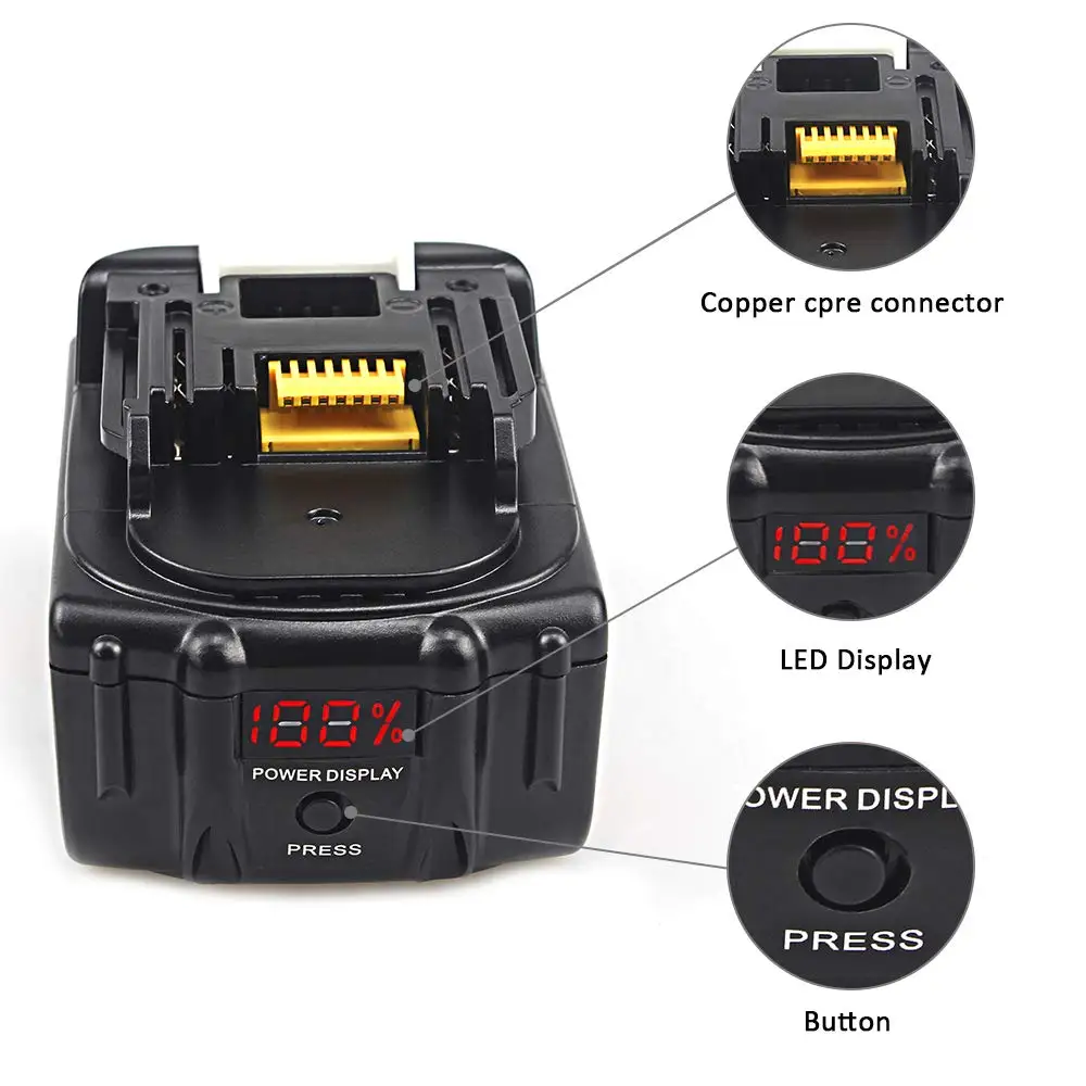 Skup Waitley litowo wymiana baterii baterii 18 V 5Ah 5000mAh dla Makita 18 V narzędzie zasilania BL1830 BL1840 BL1850 BL1860 18 v 5A