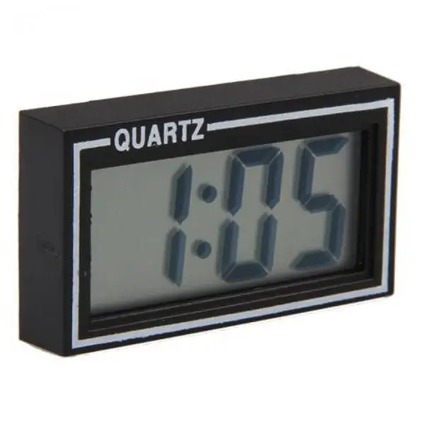 Mini Digital LCD Auto Car Truck Dashboard Desk Date Time Calendar Clock
