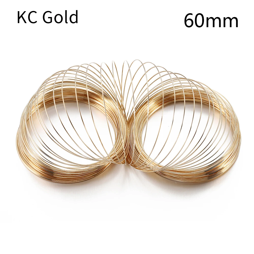 Versatile Metal Memory Steel Wire for Jewelry Making - 100 Loops