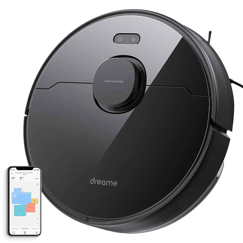 Робот-пылесос Dreame Bot D9 Max 4000 па с поддержкой Alexa бак для пыли 570 мл | Бытовая техника