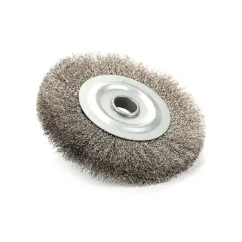 

Crimping Wheel Brush Stainless Steel Bench Grinder Rust Remover Deburring Tools
