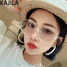 Квадратная анти-синий светильник, женские очки, Новое поступление, пластиковая оправа, Ретро стиль, фирменный дизайн, роскошные Прозрачные плоские очки, 3340