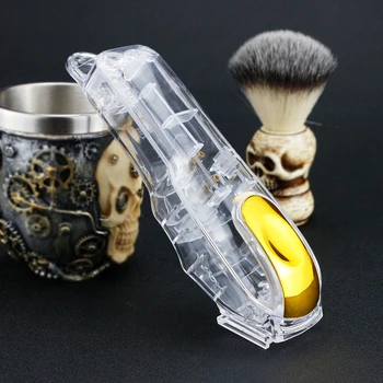 

Professional Hairdressing Trimmer Transparent Gold Hair Clipper Lid Motor Cover Fixed Tools Refit Shell Clipper Cover for 8504