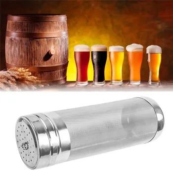 

1 Set Silver 304 Stainless Steel Beer Filter Household Home Brew Beer Strainer Pellet Hop Filter Bar Tools Bar Accessorires