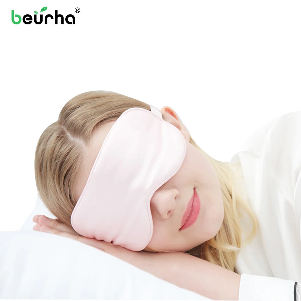 EyeShade 3D шелковая маска для сна, Уход за глазами, покрытие, повязка на глаза, дышащая мягкая, затеняющая повязка на глаза, расслабляющий массажер для глаз, инструменты для красоты