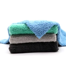 

2021 New Microfiber Car Detailing Towel Edgeless 500GSM 40*40cm(16*16inch) Thick Auto Washing Cloth Strong Water Absorption