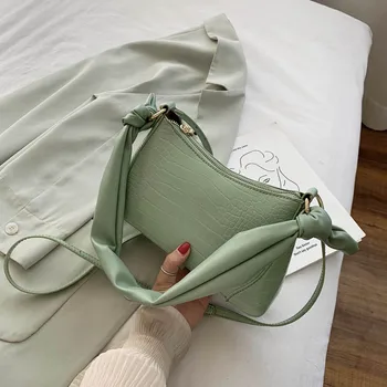 

Small CK French Vintage Armpit Package 2020 Popular New Style Baguette Bag Fashion Summer Online Celebrity Crocodile Pattern Sho